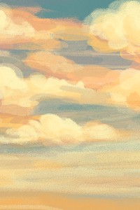 Minimal nature background, aesthetic cloud design