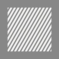 Striped square clipart, patterned geometric shape vector