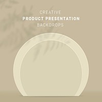 Product presentation background template psd in minimal style