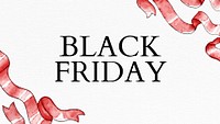 Black Friday sale template vector for blog banner