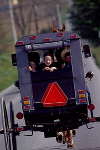 Amish life in Lancaster, Pennsylvania taken during 1980s.