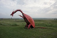 Porter Sculpture Park. Porter Sculpture Park is located just off Interstate 90 in the South Dakota Drift Prairie, about 25 miles west of Sioux Falls. Many of the sculptures, in the style of industrial art, were made with scrap metal, old farm equipment, or railroad tie plates.