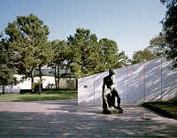 Cullen Sculpture Garden at the Museum of Fine Arts.