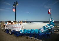 The 108th Annual Ocean City Baby Parade along the boardwalk in Ocean City, New Jersey.