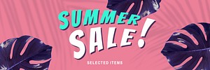 Vector summer sale promotion advertisement