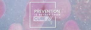 Prevention is better than cure coronavirus social template vector