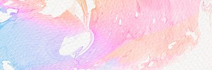 Colorful watercolor patterned social media header background