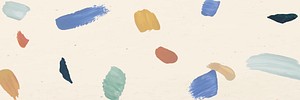 Colorful paint brush psd abstract pattern background