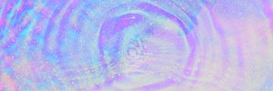 Holographic purple water ripple background copy space