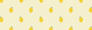 Vector seamless lemon pattern pastel background