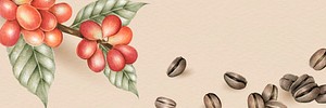Blank coffee day banner design vector