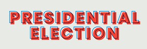 Presidential election vector multiply font text typography