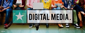 Digital Media Network Online Internet Concept