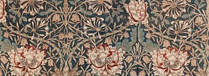 <a href="https://www.rawpixel.com/search/william%20morris?sort=curated&amp;page=1">William Morris</a>&#39;s Honeysuckle (1876) famous pattern. Original from The MET Museum. Digitally enhanced by rawpixel.