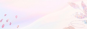 Pastel watercolor Memphis patterned email header