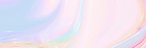 Abstract pastel holographic banner