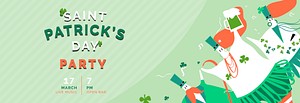 St. Patrick&#39;s Day celebration banner vector
