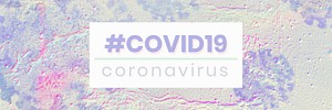 Purple infectious coronavirus outbreak social template