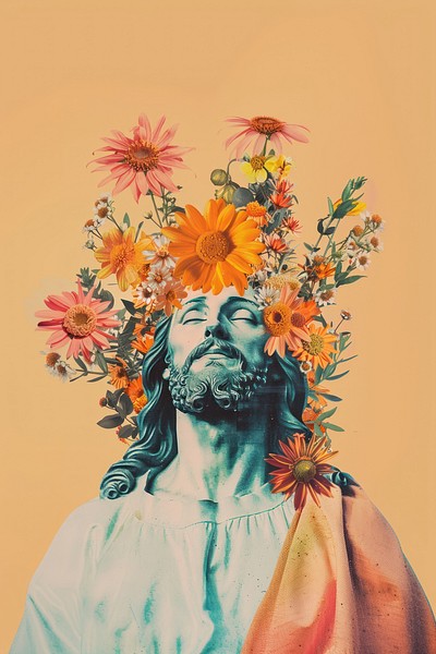 Jesus art photography illustrated.