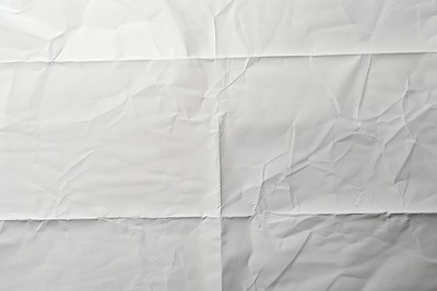 Crumpled white paper texture