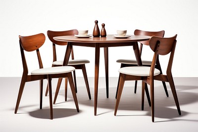 Dining set architecture furniture building.