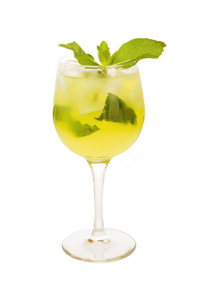 Refreshing minty summer cocktail