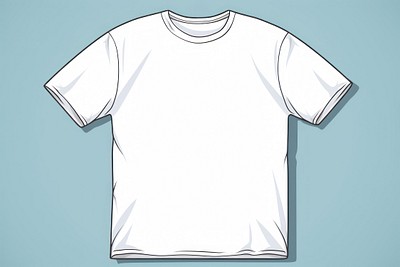 Plain white oversized t-shirt apparel clothing.