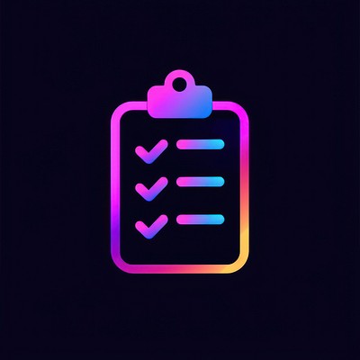 Business clipboard checklist icon logo dynamite weaponry.