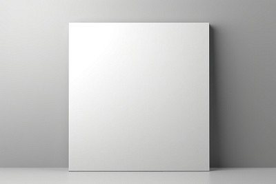 Minimalist blank canvas mockup  psd