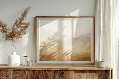 Minimalist natural decor art