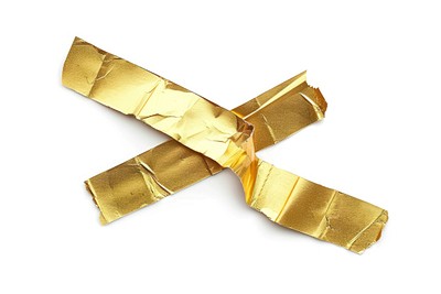 Gold stripe adhesive strip accessories accessory treasure.