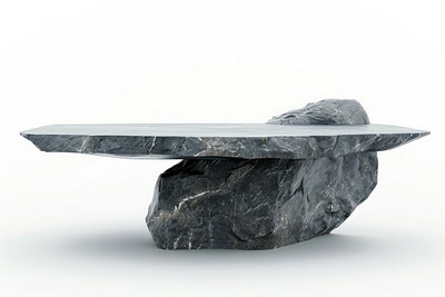 Stone table furniture weaponry skating.