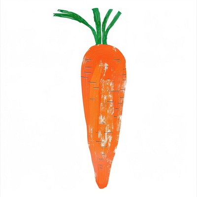 Colorful carrot vegetable illustration