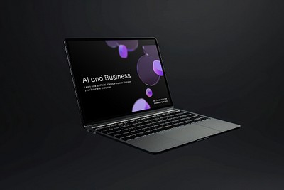 Laptop screen mockup psd