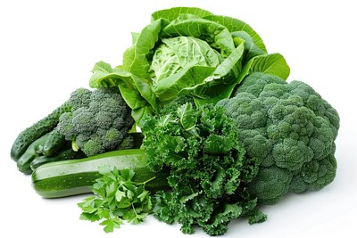 Fresh green vegetables for health