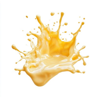 Melted cheese splash background cream white.