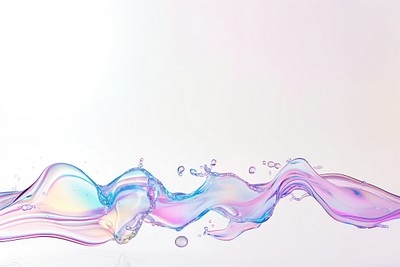 Clear gel splash border background bubble colors.