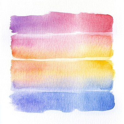 Vibrant watercolor gradient art