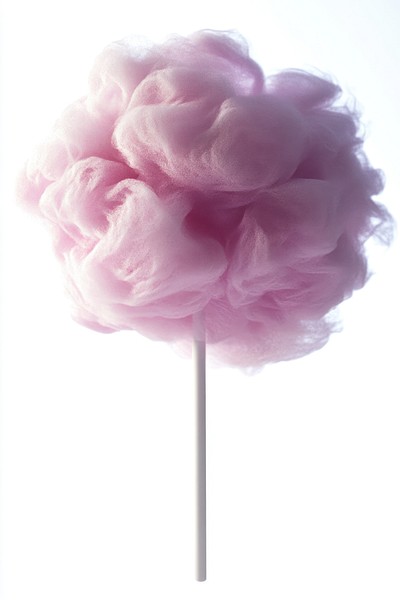 Light violetcotton candy confectionery lollipop sweets.