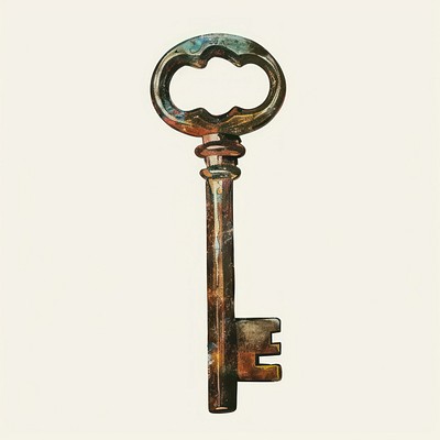 Vintage key.