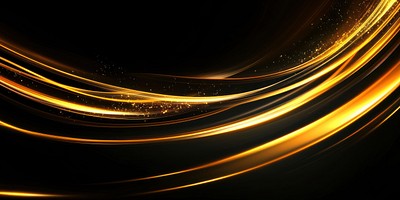 Abstract golden light stripes background abstract design.