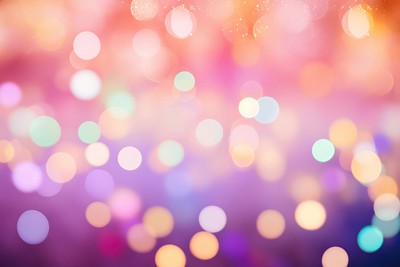 Colorful bokeh lights background