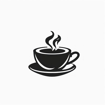 Cup of coffee illustration beverage black.