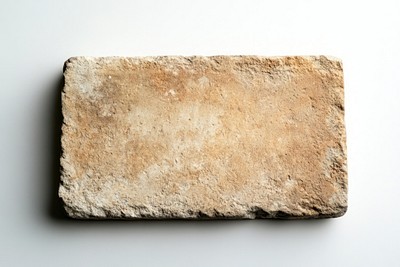 Ancient Roman rectangular stone tablet brick tones architectural.