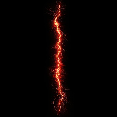 A red lightning background effect storm.