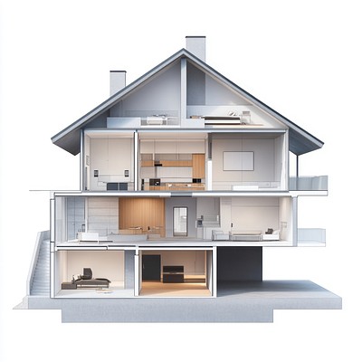 Architectural diagram house architecture building.