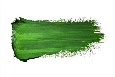 Green flat paint brush stroke brushstroke vegetable abstract.