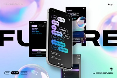 Phone screen UI mockup psd