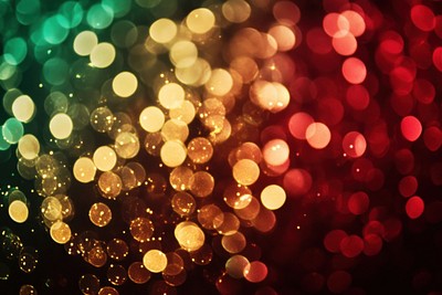 Gold glitter confetti bokeh background lights accessories.