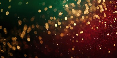 Gold glitter confetti bokeh background sparkles glowing.